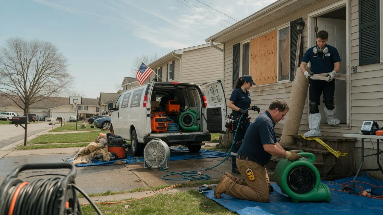 Water Damage Restoration in Amherst, SD near me